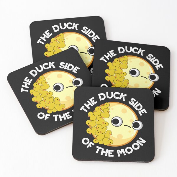 Item preview, The Duck Side Of The Moon Funny Astronomy Puns (Dark BG) designed and sold by punnybone.