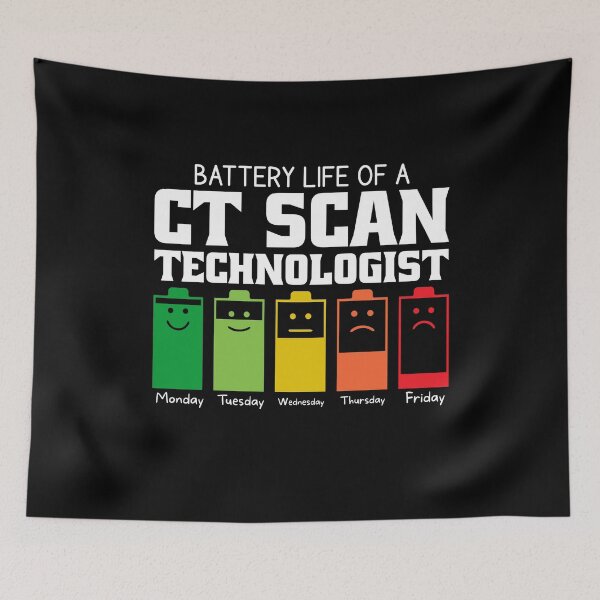 Item preview, Battery Life Of A CT Scan Technologist designed and sold by wittyshop.