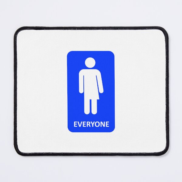 Item preview, Inclusive All Gender Neutral Restroom Sign LGBTQ Equality designed and sold by GSquaredDesigns.