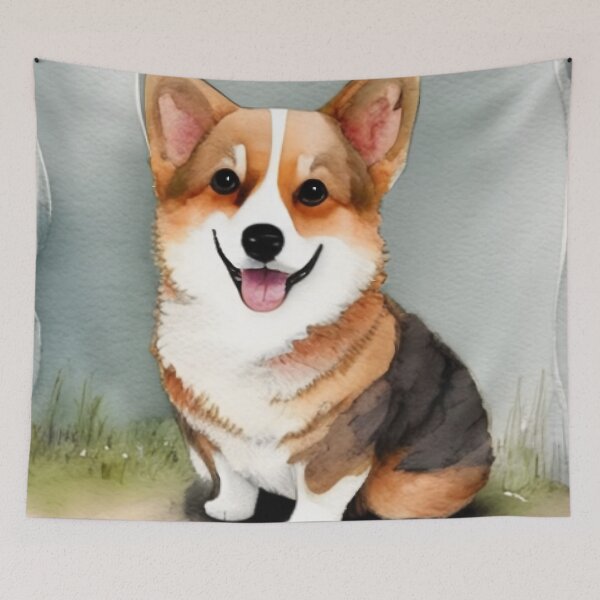 Item preview, Cute Corgi Puppy Art 5Cute Corgi Puppy Art 6 designed and sold by cutiepeaupies.