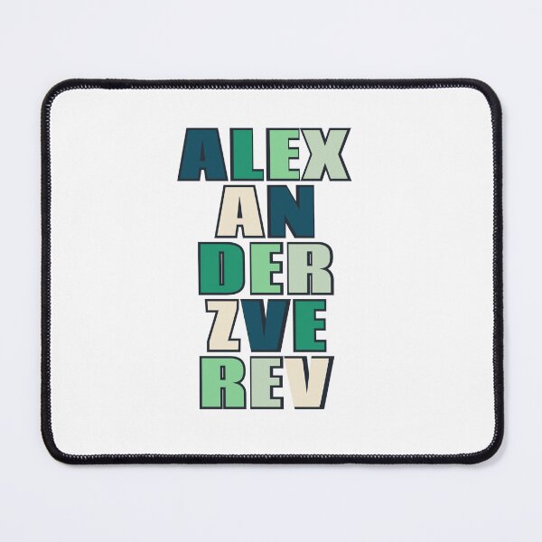 Item preview, Zverev text designed and sold by AissTee.