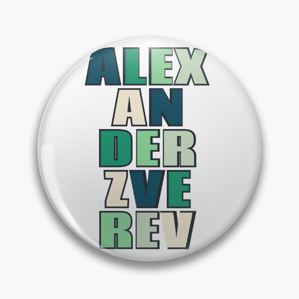 Item preview, Zverev text designed and sold by AissTee.