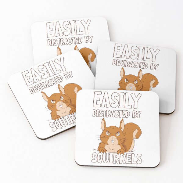Item preview, Easily Distracted by Squirrels designed and sold by jie lin.