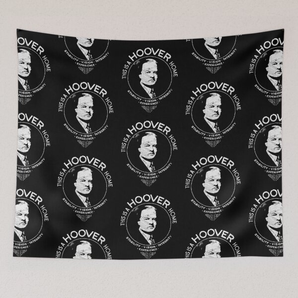 Item preview, This is A Hoover Home [White Vintage Worn Look] designed and sold by politicalamity.
