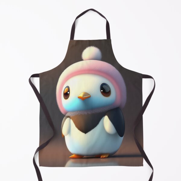 Artikelvorschau, Entzückender molliger Baby-Pinguin-Abnutzungs-Rosa-Hut entworfen und verkauft von ChibiMavis.