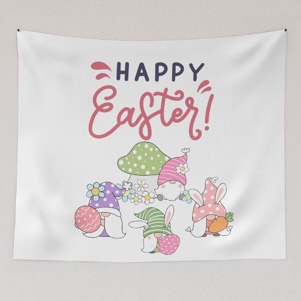 Artikelvorschau, Happy Easter Gnomes Easter Eggs entworfen und verkauft von VersoShopping.