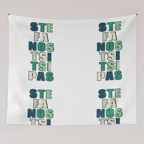 Item preview, Tsitsipas text designed and sold by AissTee.