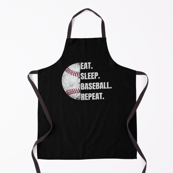 Item preview, Eat Sleep Baseball Repeat Funny Sports Saying designed and sold by uFit.