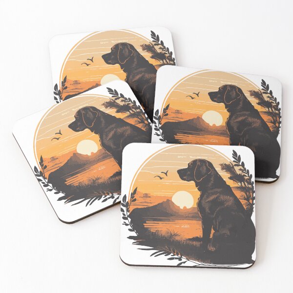 Item preview, Labrador Retriever in Sunset designed and sold by WECreations.