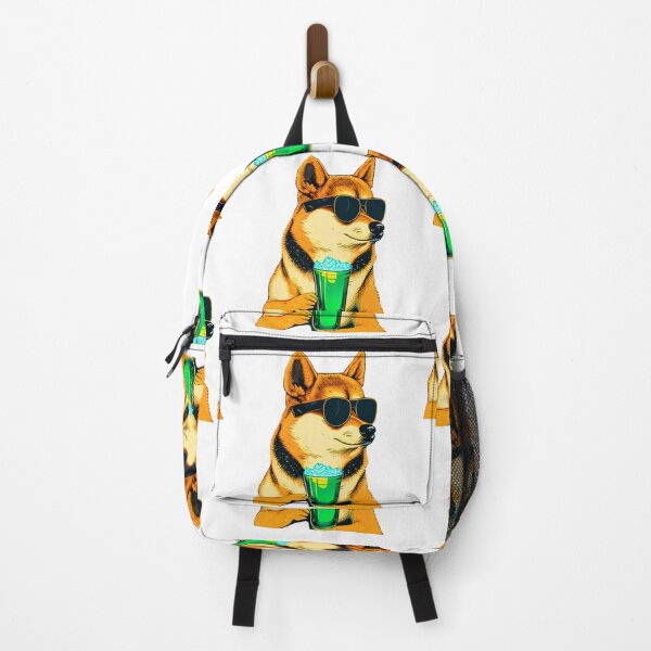 Item preview, Funny Shiba Inu Design Sticker Dog Tropical Summer Vacay Mode Vacation designed and sold by reddrive88.