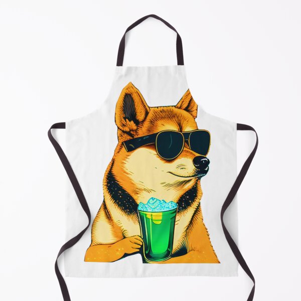 Item preview, Funny Shiba Inu Design Sticker Dog Tropical Summer Vacay Mode Vacation designed and sold by reddrive88.