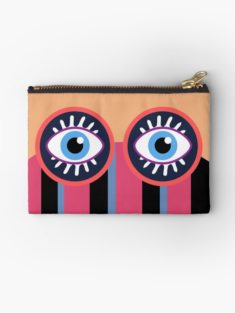 Thumbnail 1 of 4, Zipper Pouch, Big eyed nana designed and sold by GasconyPassion.