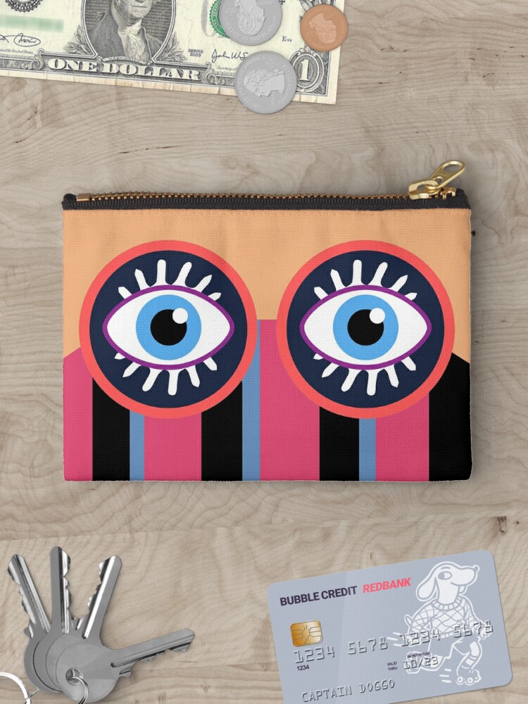 Zipper Pouch, Big eyed nana designed and sold by GasconyPassion