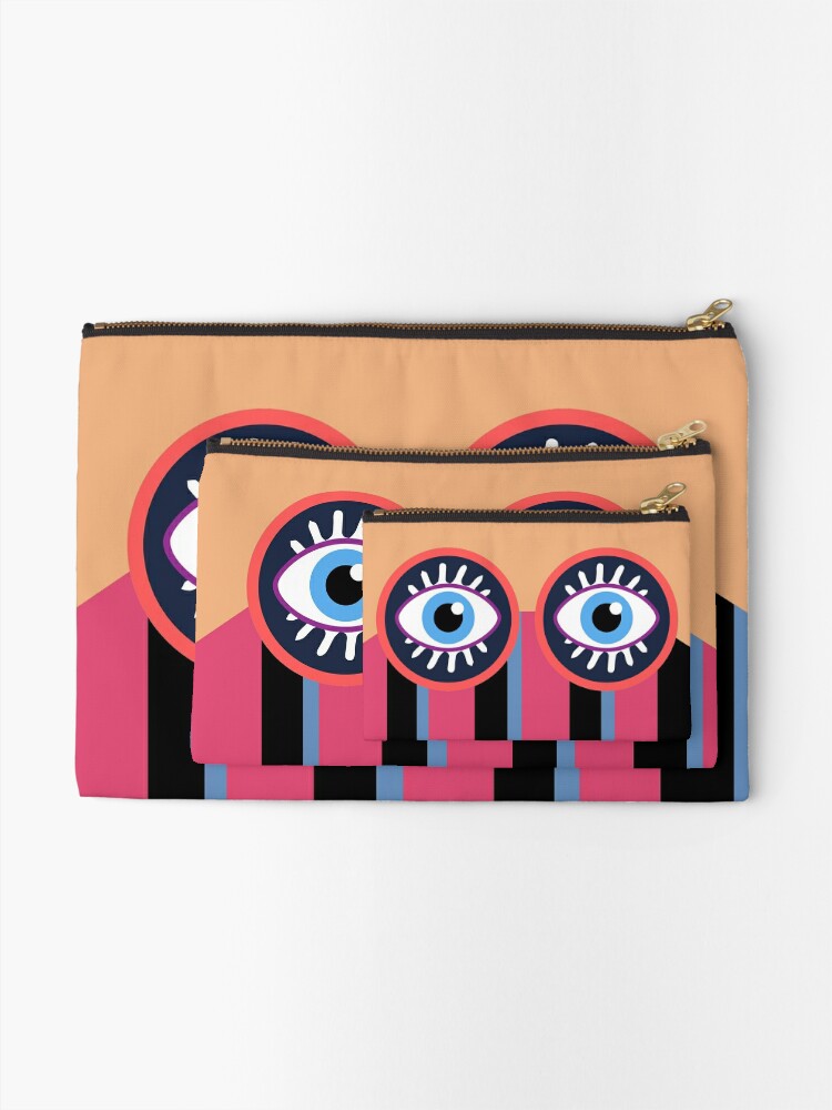 Zipper Pouch, Big eyed nana designed and sold by GasconyPassion