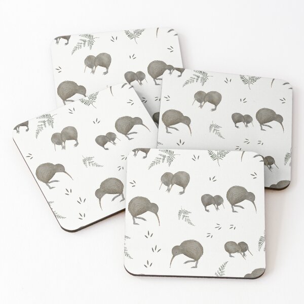 Item preview, Kiwiana New Zealand Kiwi birds, Nursery print, NZ art, Kiwi gift designed and sold by sassykea.