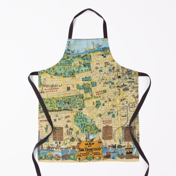 Item preview, Illustrated Map of San Francisco 1927 designed and sold by Daniel Hagerman.