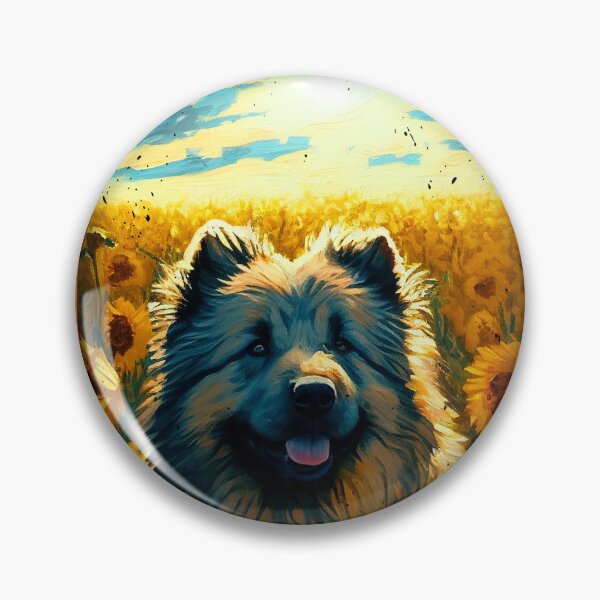 Item preview, Caucasian Shepherd Sunflower Painting Adorable Dog designed and sold by rafaeltto.