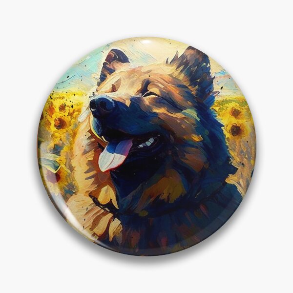 Item preview, Caucasian Shepherd Sunflower Painting Adorable Dog designed and sold by rafaeltto.