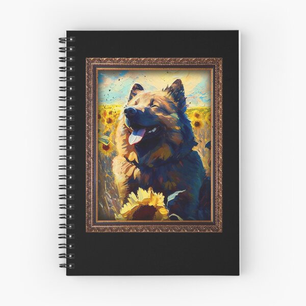 Item preview, Caucasian Shepherd Sunflower Painting Adorable Dog designed and sold by rafaeltto.