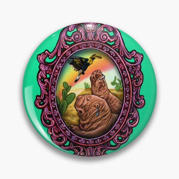 Item preview, Kitsch Cameo:  Naked Mole Rats of Society designed and sold by FreyStrandDraws.