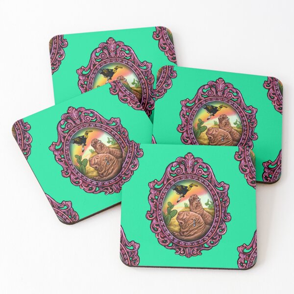 Item preview, Kitsch Cameo:  Naked Mole Rats of Society designed and sold by FreyStrandDraws.