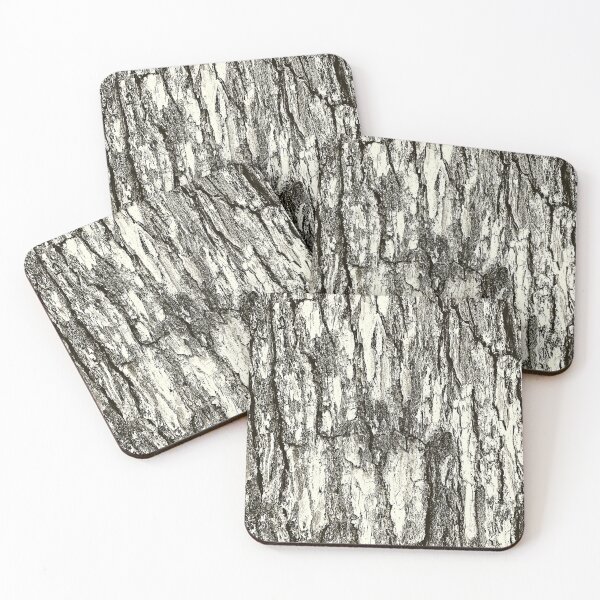 Item preview, Gorgeous Bark on a Pine Tree in Burbank black/white - Texture designed and sold by Merethe Soltvedt.