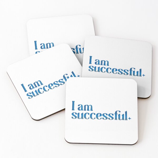 Artikelvorschau, Ich bin erfolgreich, Affirmation Quote - Inspirational Quote Typography Design entworfen und verkauft von angelyara.