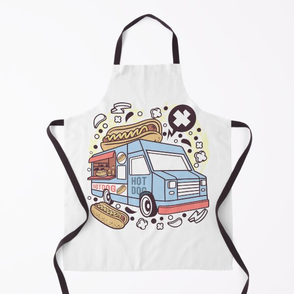 Item preview, Hotdog Food Truck designed and sold by LocalCreative.