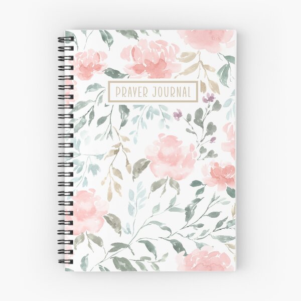Item preview, Prayer Journal Watercolor Peony Garden designed and sold by Alexandra  Green.