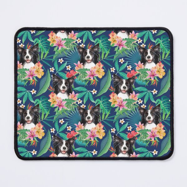 Item preview, Tropical Black White Border Collie 2 designed and sold by lulupetart.