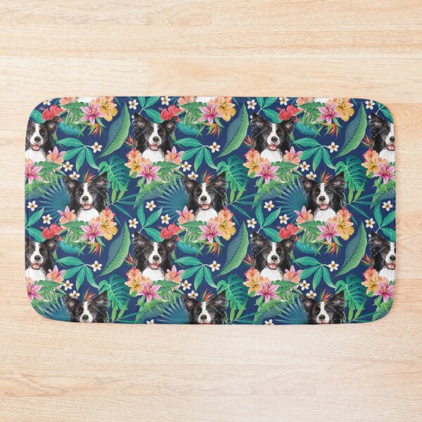 Item preview, Tropical Black White Border Collie 2 designed and sold by lulupetart.