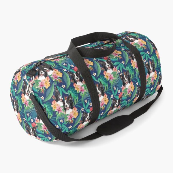 Item preview, Tropical Black White Border Collie 2 designed and sold by lulupetart.