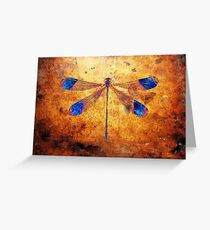 Dragonfly in Amber Greeting Card