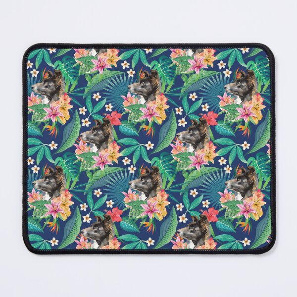 Item preview, Tropical Black White Border Collie 3 designed and sold by lulupetart.