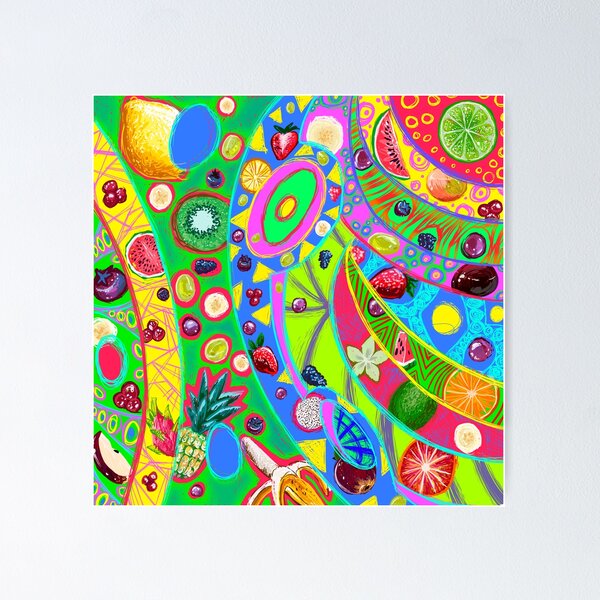 Item preview, Just some generic abstract fruit designed and sold by RandomTangles.