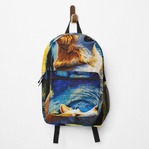 Item preview, Corgi Starry Night with a Cute Dog Van Gogh Art Painting Vintage designed and sold by ahmed taha belmekki.