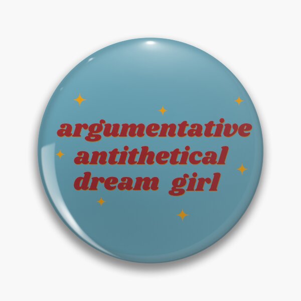 Item preview, Argumentative Antithetical Dream Girl designed and sold by RetroLollyBag.