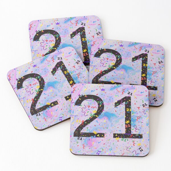 Item preview, 21 Rainbow Partygirl confetti with crowns designed and sold by India2022.