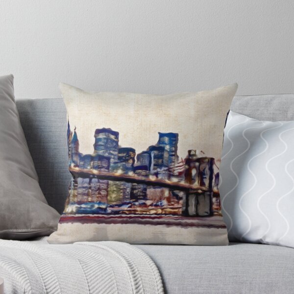 Artikelvorschau, Aquarell von Manhattan Skyline - © Doc Braham; Alle Rechte vorbehalten entworfen und verkauft von BritishYank.