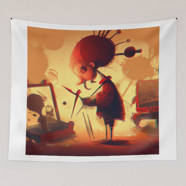 Item preview, Drawing with Blood - Artist designed and sold by Kureghor-Arts.