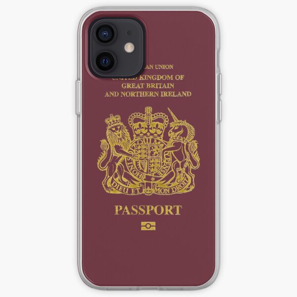 NDVH EU UK Passport iPhone Soft Case