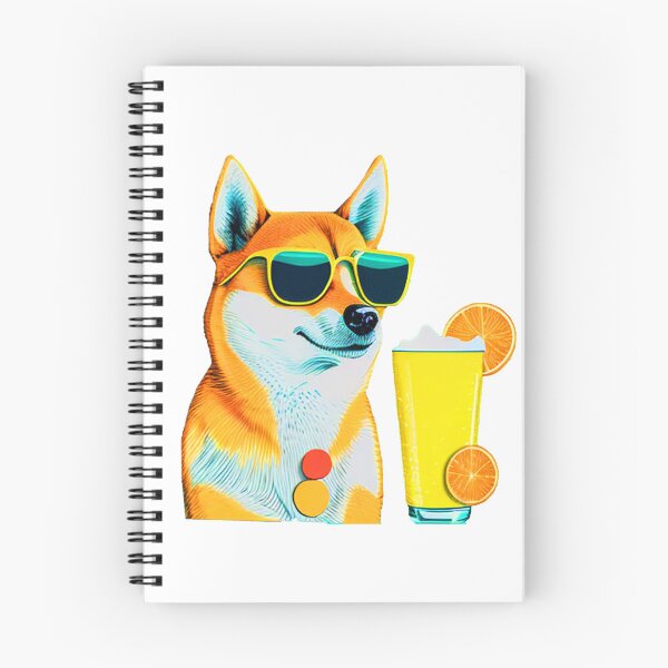 Item preview, Funny Shiba Inu Design Sticker Dog Tropical Summer Vacay Mode Vacation designed and sold by reddrive88.
