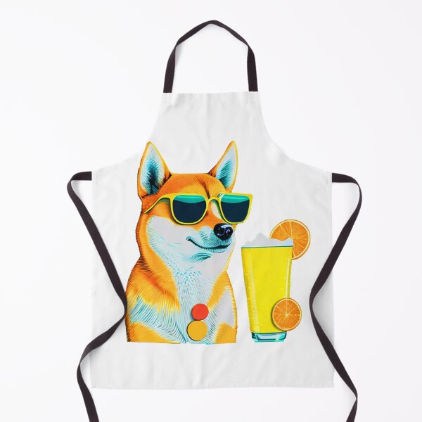 Item preview, Funny Shiba Inu Design Sticker Dog Tropical Summer Vacay Mode Vacation designed and sold by reddrive88.