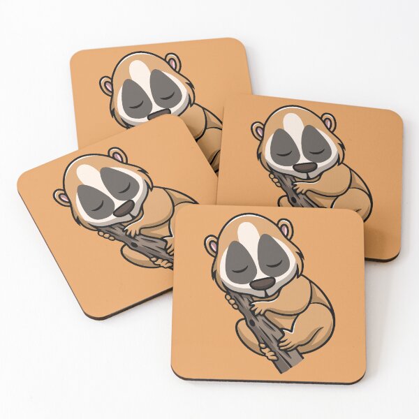Item preview, Cute Slow Loris Sleeping designed and sold by cubbone.