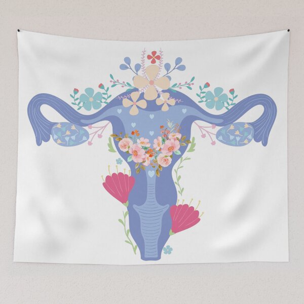 Item preview, Blue Flowering Womb Cuterus designed and sold by Aiko  Ota.
