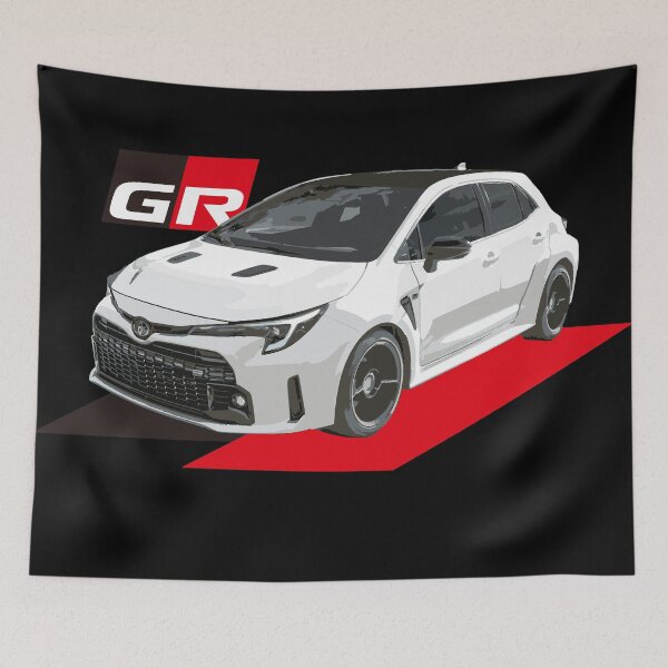 Item preview, JDM GR Corolla hot hatch White e210 turbo circuit edition designed and sold by cowtownCOWBOY.