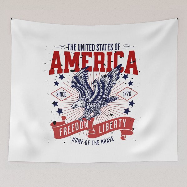 Item preview, Time to be Proud 14th July USA Eagle designed and sold by Gomqes.