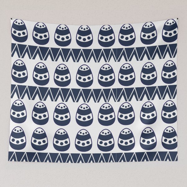 Artikelvorschau, Ostereier Chevron Stripes fröhliches Ostern-Muster entworfen und verkauft von Nisha Prabhu.