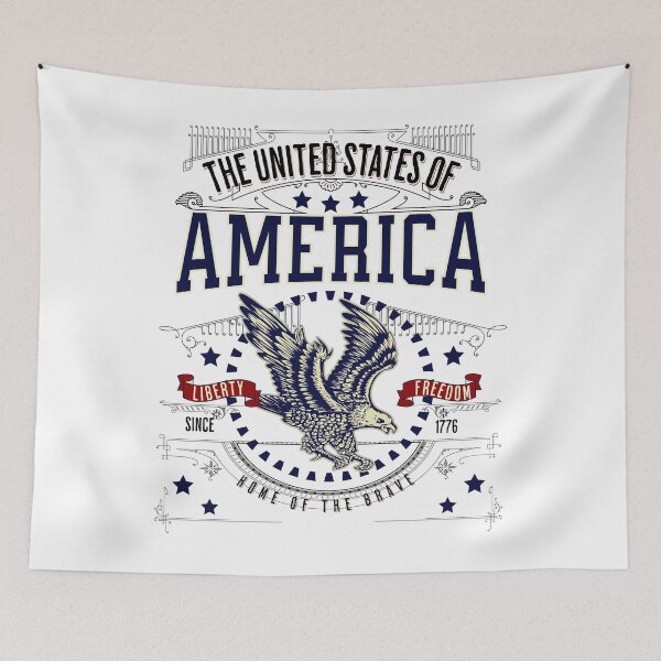 Item preview, Time to be Proud 14th July USA Eagle designed and sold by Gomqes.
