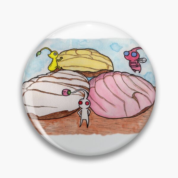 Item preview, Pikmin x Concha Watercolor Art designed and sold by JHDesigns08.